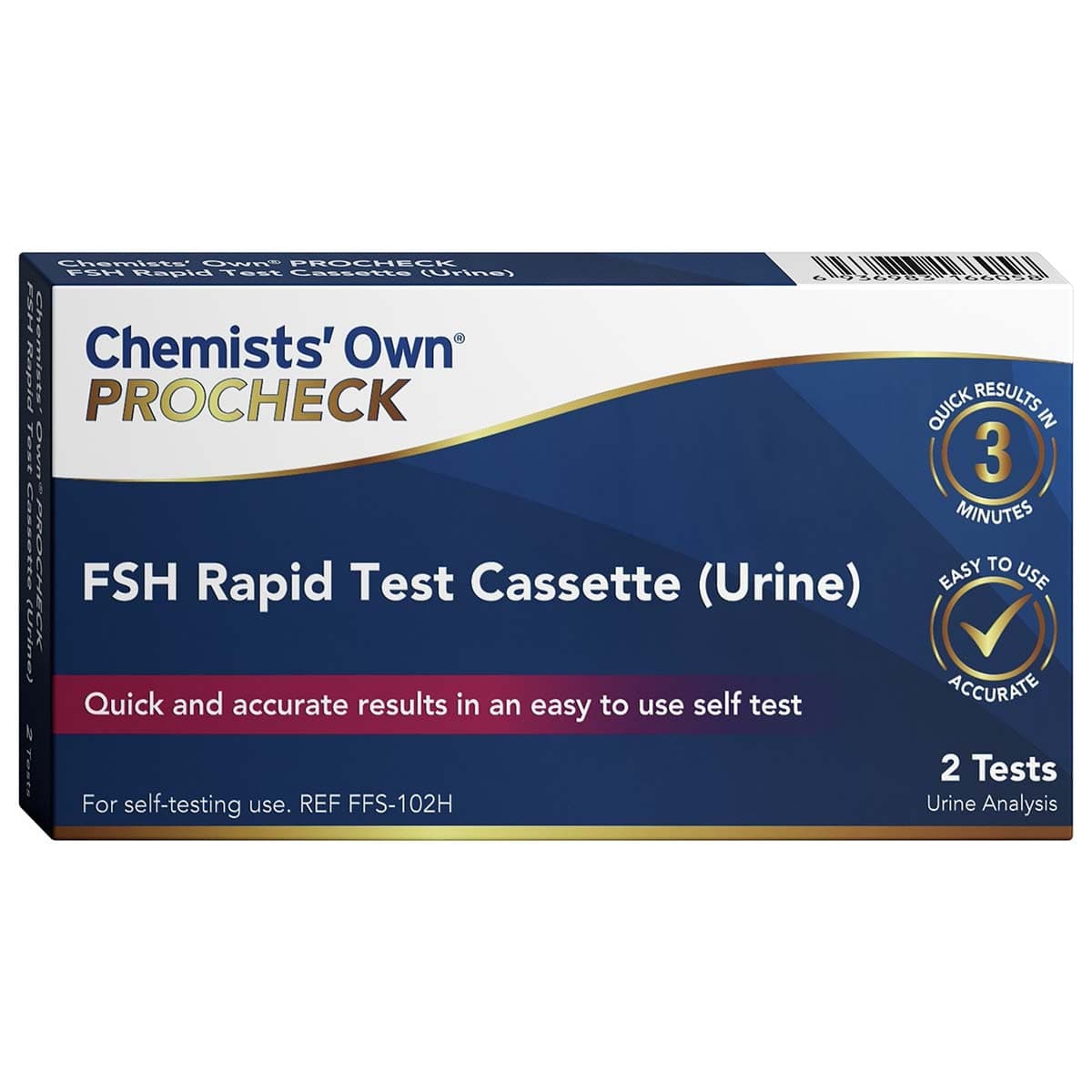 Thumbnail Chemists Own Procheck FSH Rapid Test 2 Pack