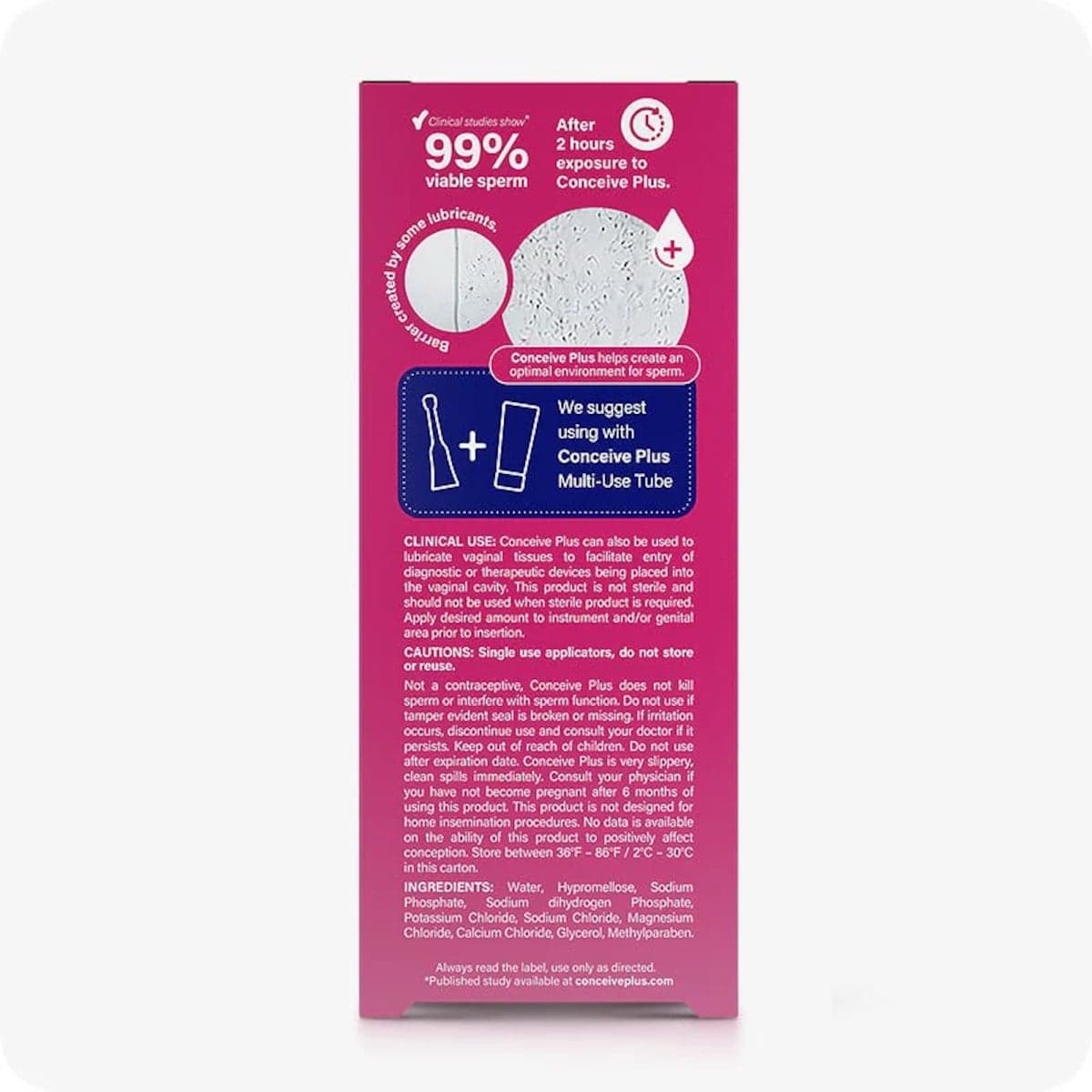 Thumbnail Conceive Plus Fertility Lubricant 4g x 8 Pack