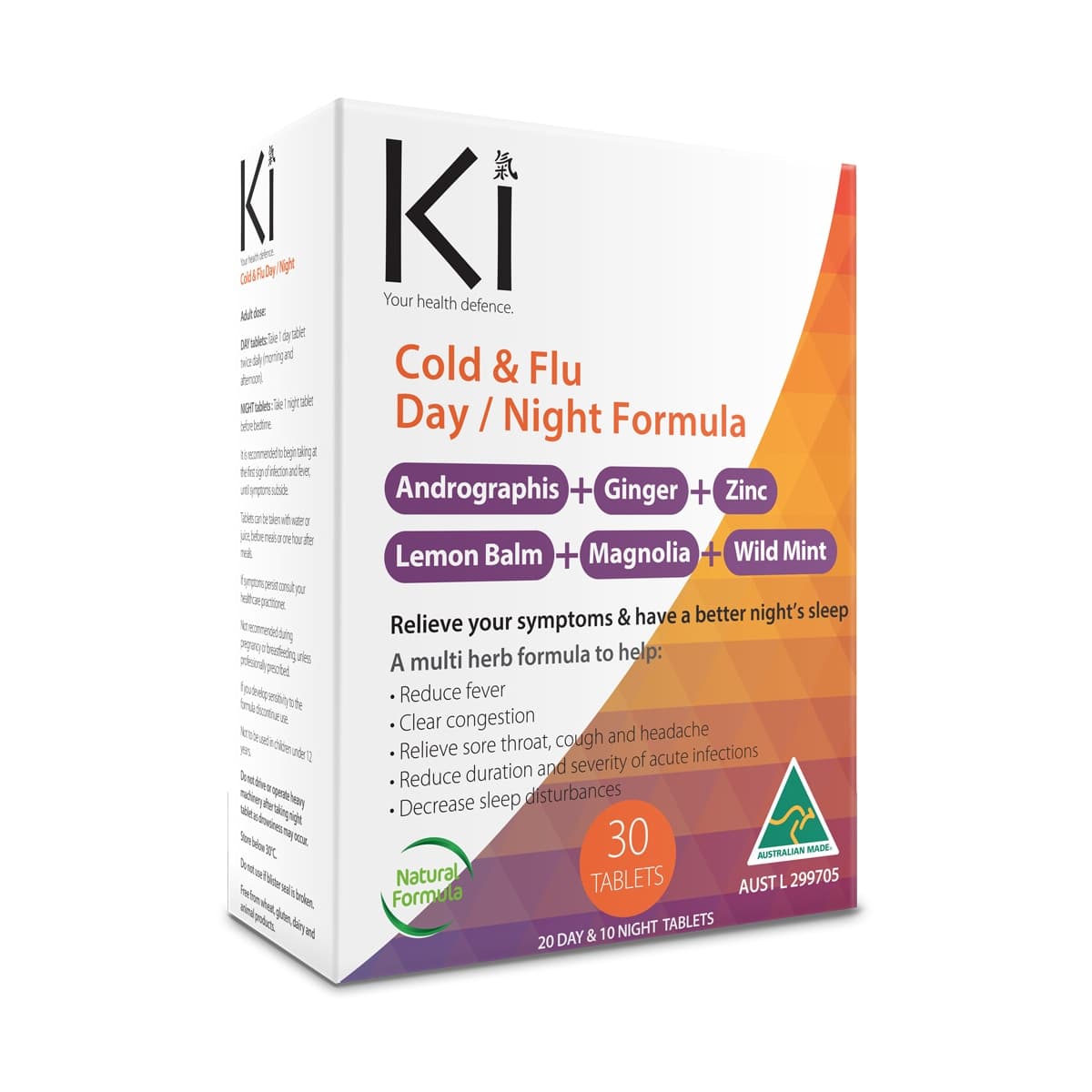 Thumbnail Ki Cold & Flu Day/Night Formula 30 Tablets