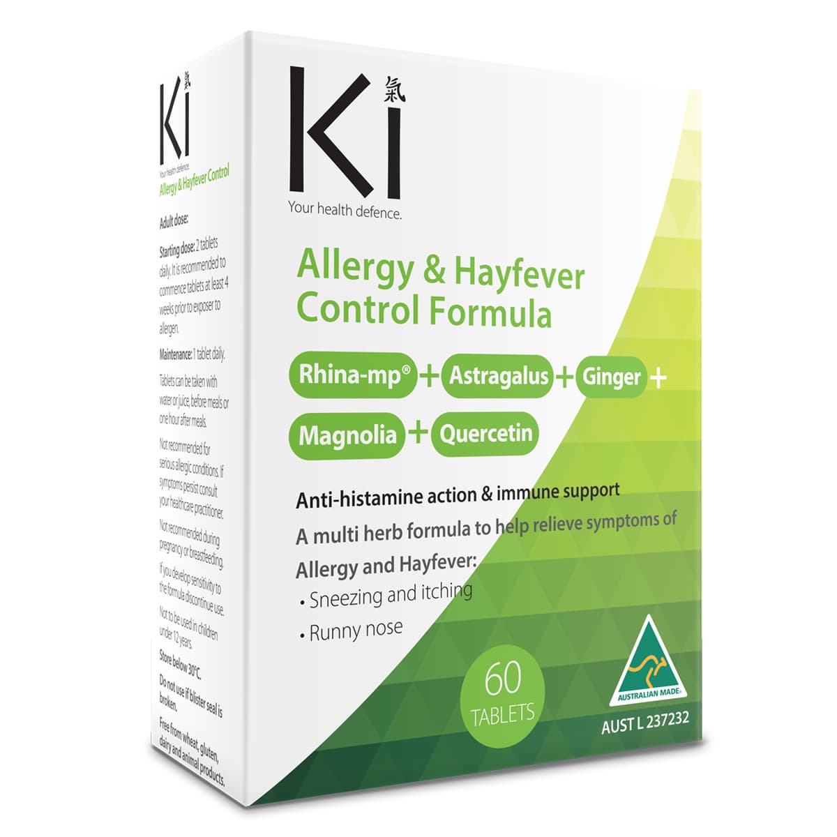 Thumbnail Ki Allergy & Hayfever Control Formula 60 Tablets