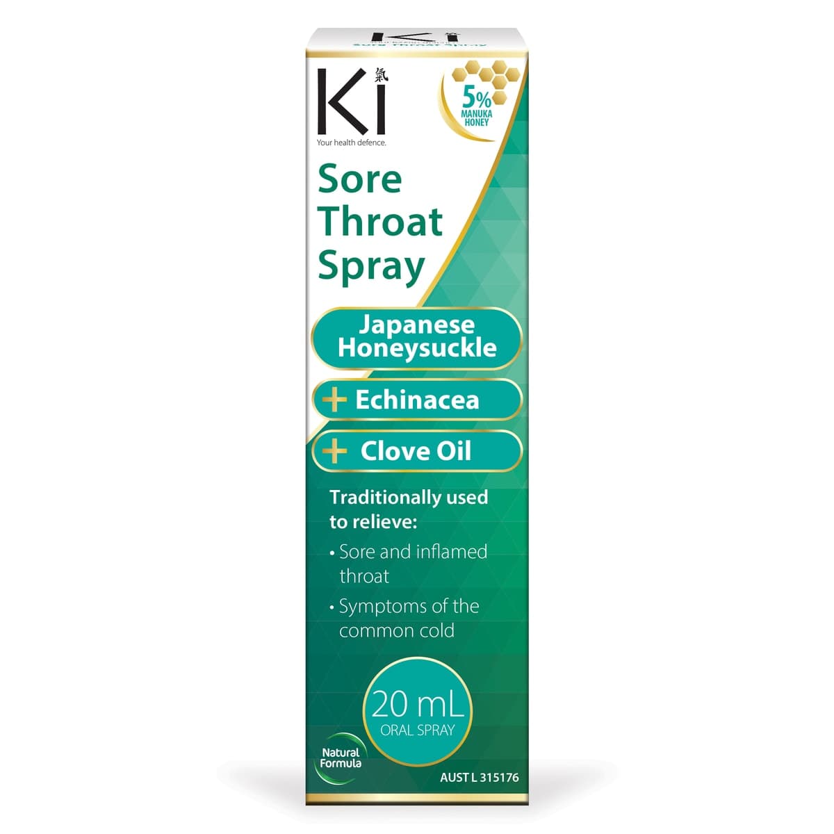 Thumbnail Ki Sore Throat Spray 20ml