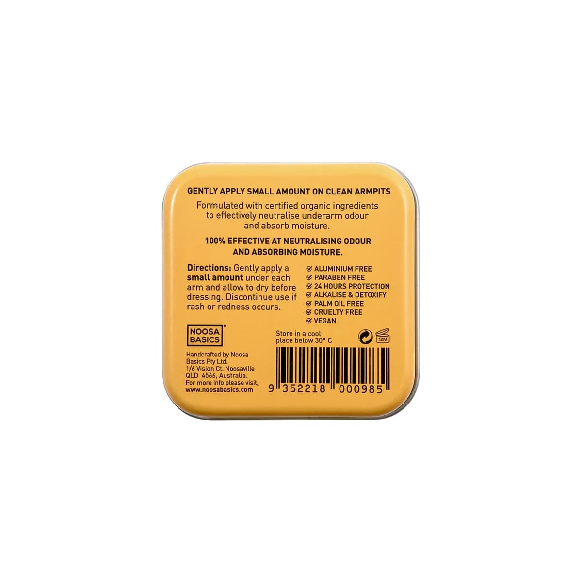 Thumbnail Noosa Basics Deodorant Tin Sandalwood 50g