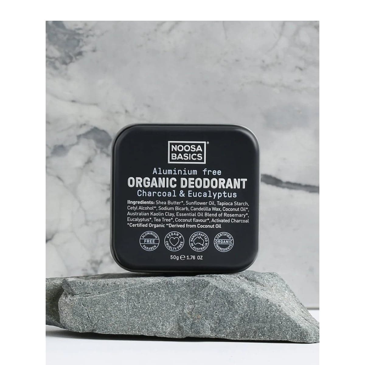 Thumbnail Noosa Basics Deodorant Tin - Charcoal & Eucalyptus 50g