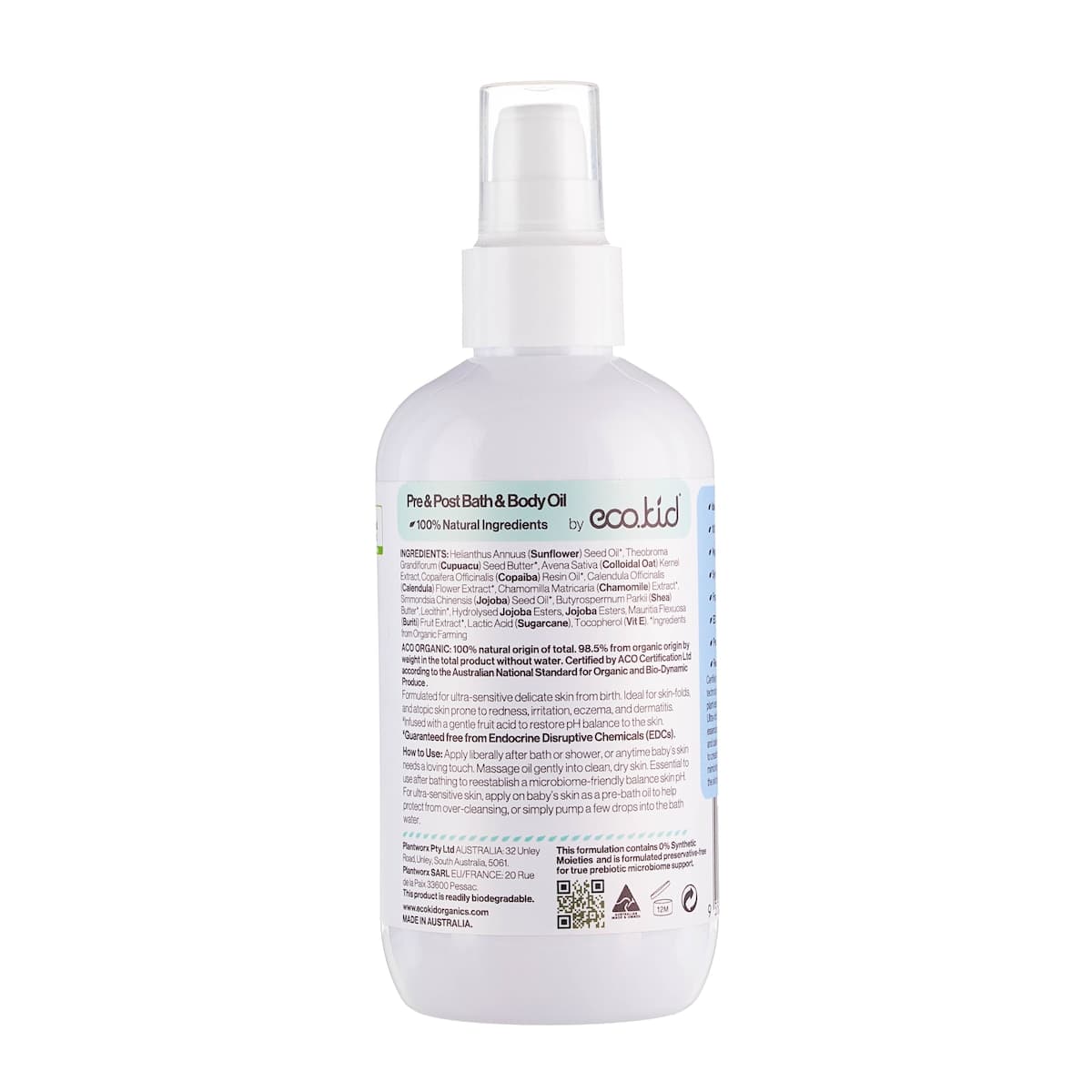 Thumbnail Eco.bub Organics Nju:bie Love Elixir Body Massage Oil 225ml