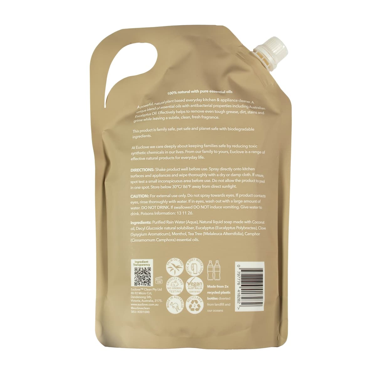 Thumbnail Euclove Kitchen Cleaner Refill 1L