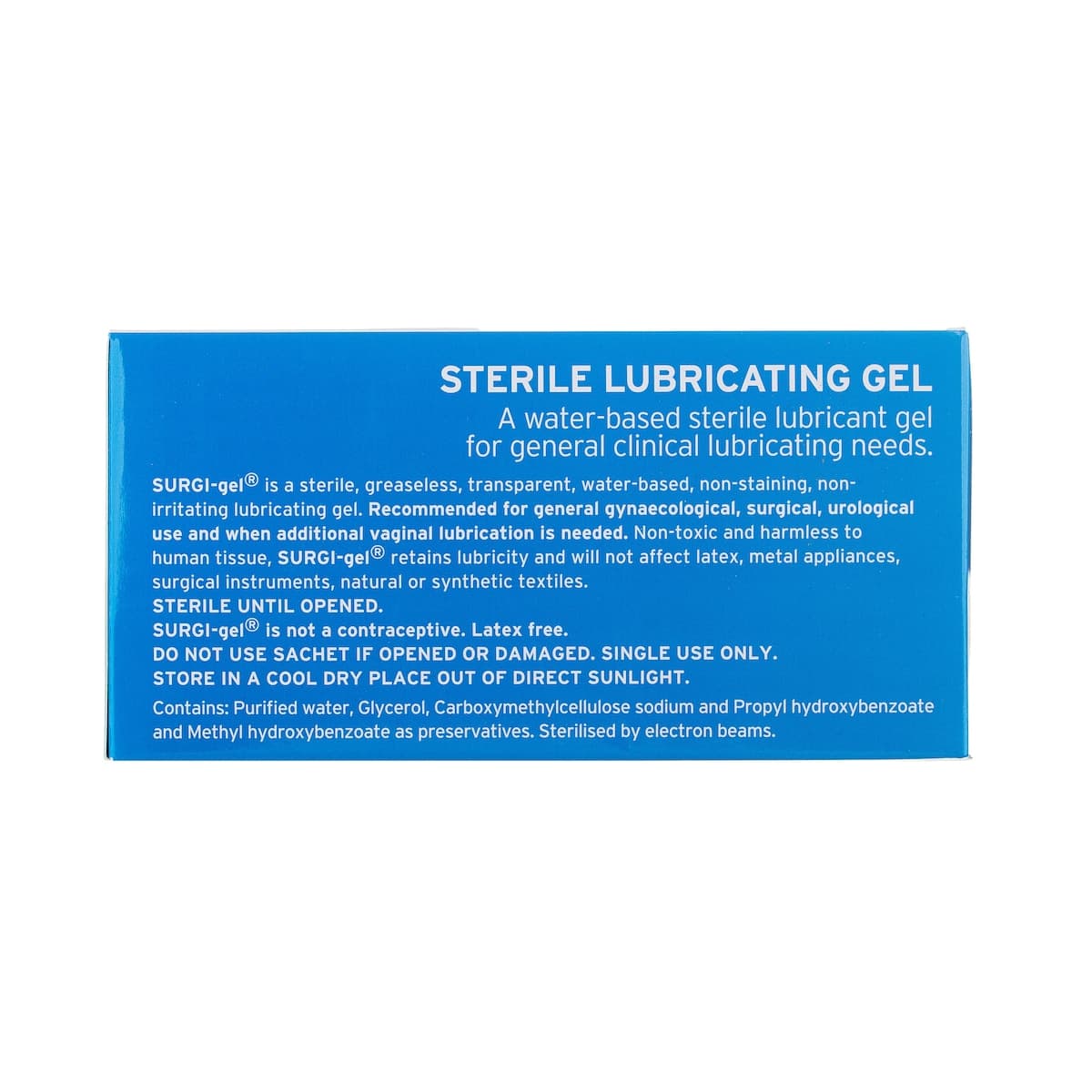 Thumbnail Perrigo Surgi-Gel Sterile Lubricating Gel 144 Sachets