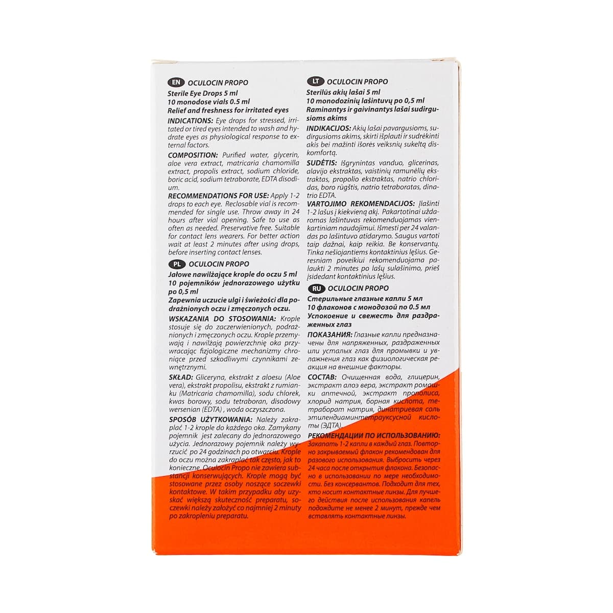 Thumbnail Oculocin Propo Eye Drops 10 X 0.5ml Vials