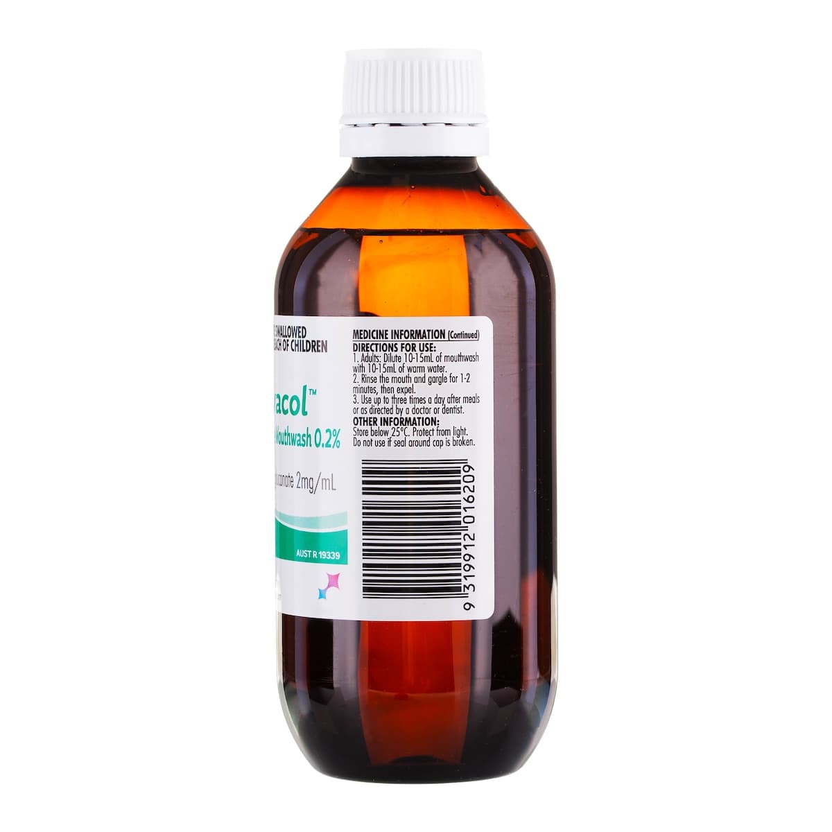 Thumbnail Rivacol Chlorhexidine Mouthwash 0.2% Mint 200ml