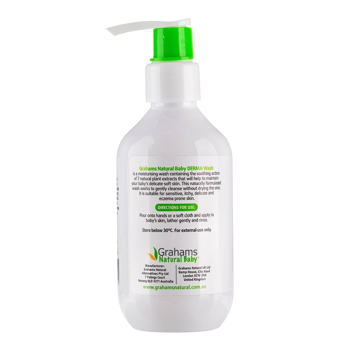 Thumbnail Grahams Baby Derma Wash 200ml