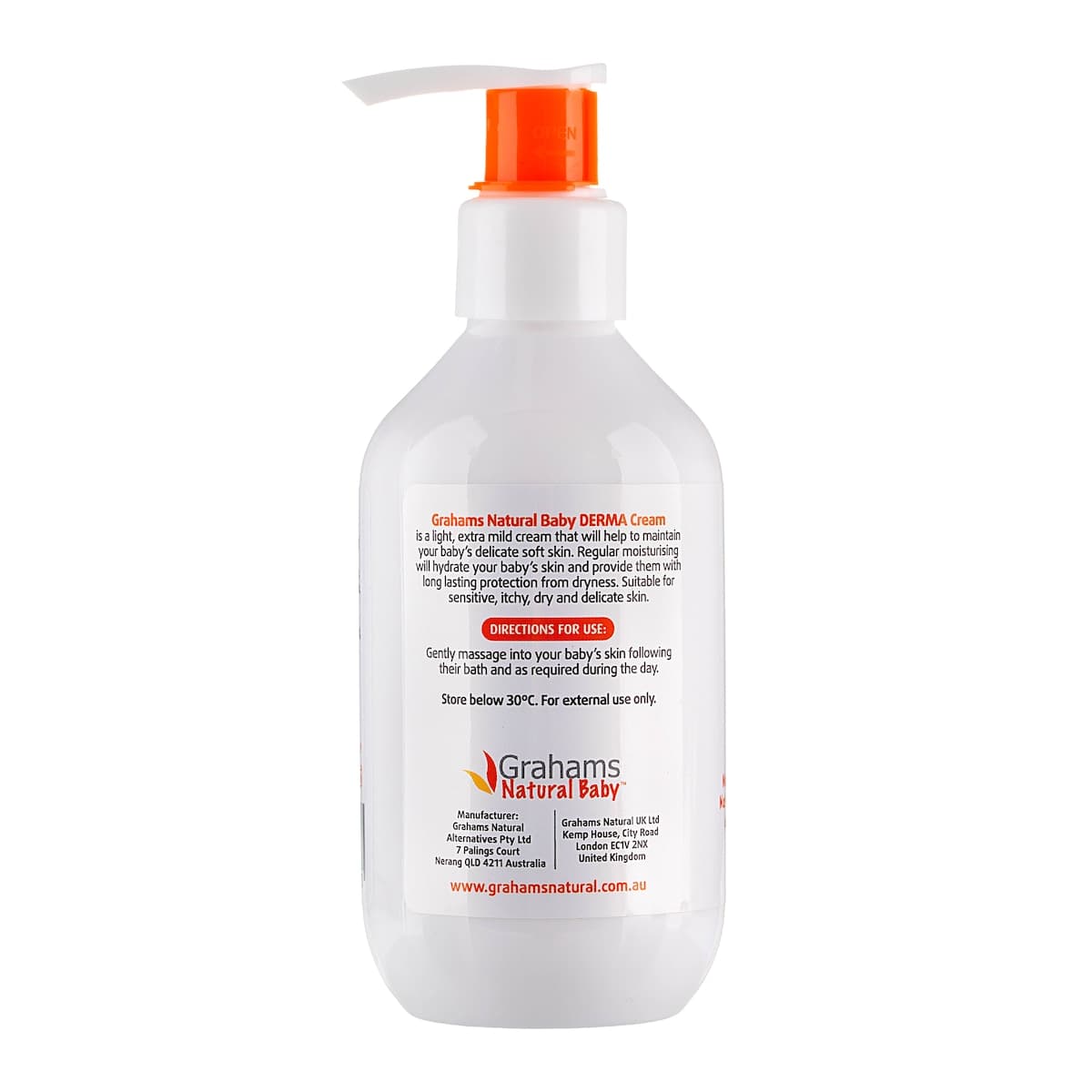 Thumbnail Grahams Baby Derma Cream 200ml