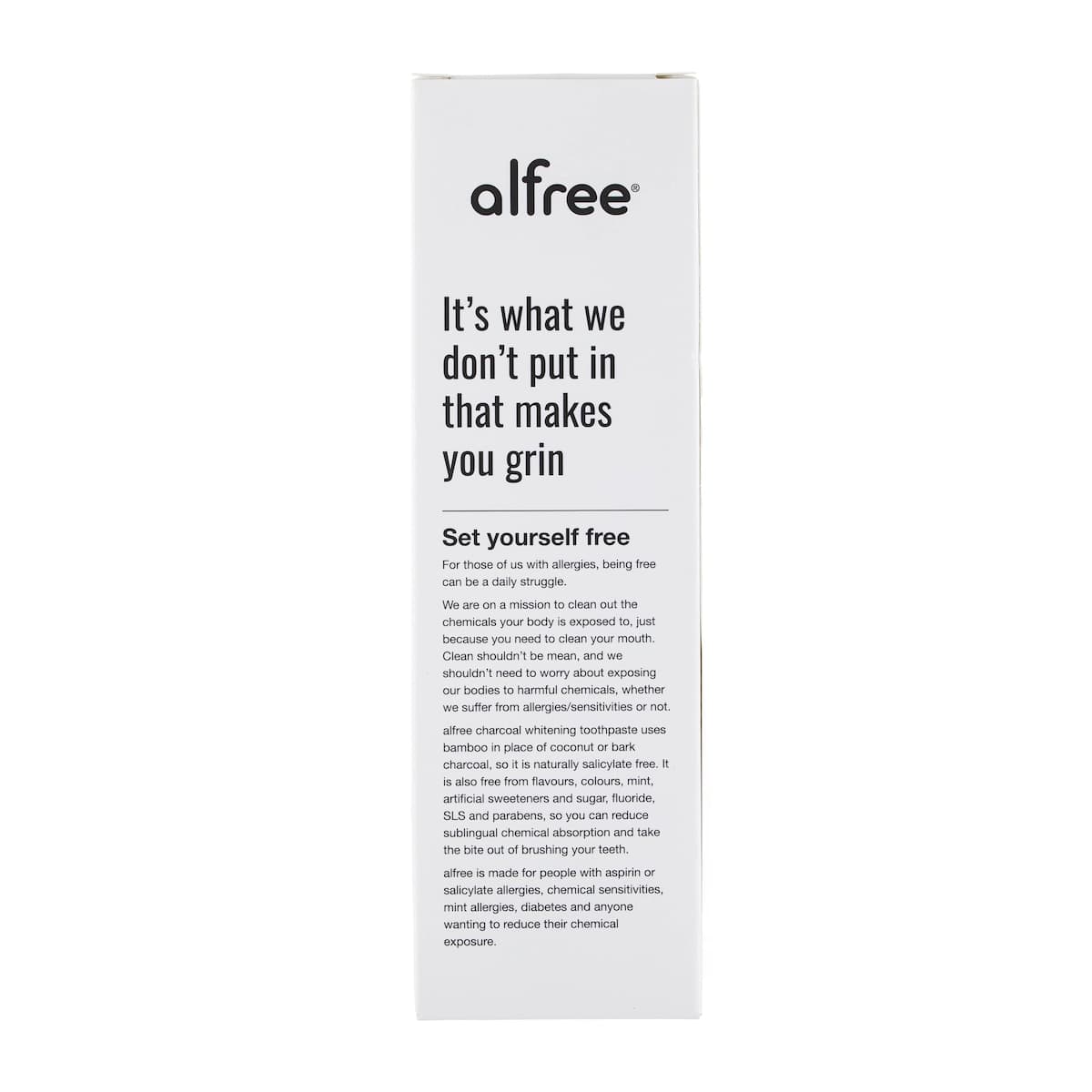 Thumbnail Alfree Plain Whitening Toothpaste 80g