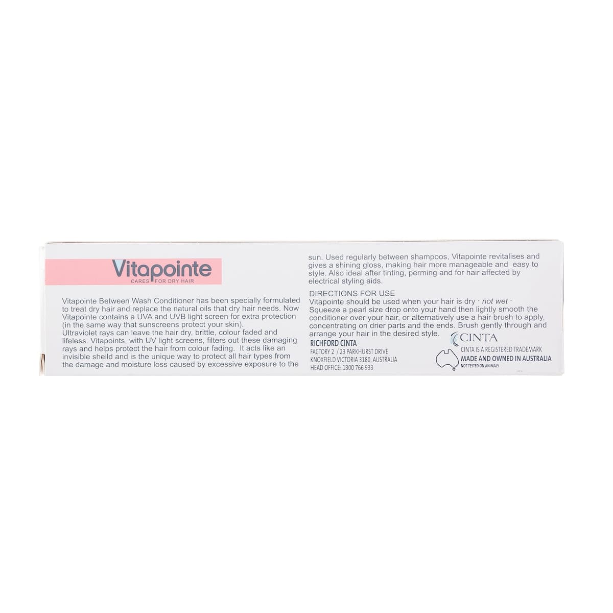 Thumbnail Vitapointe Between Washes Conditioner 30g
