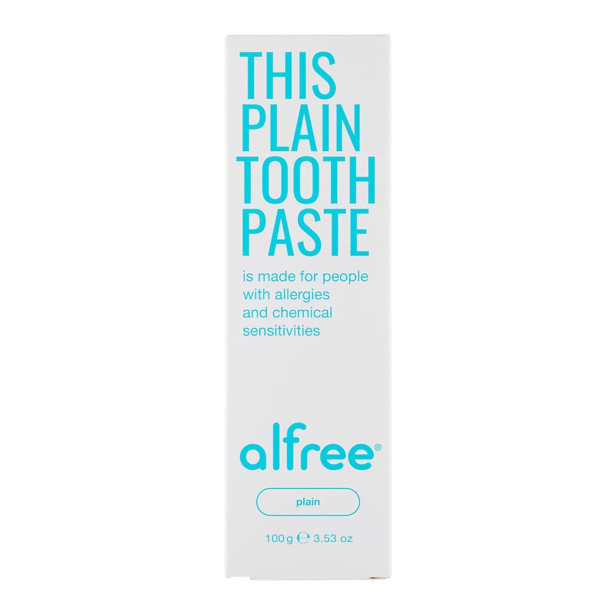 Thumbnail Alfree Plain Toothpaste 100g