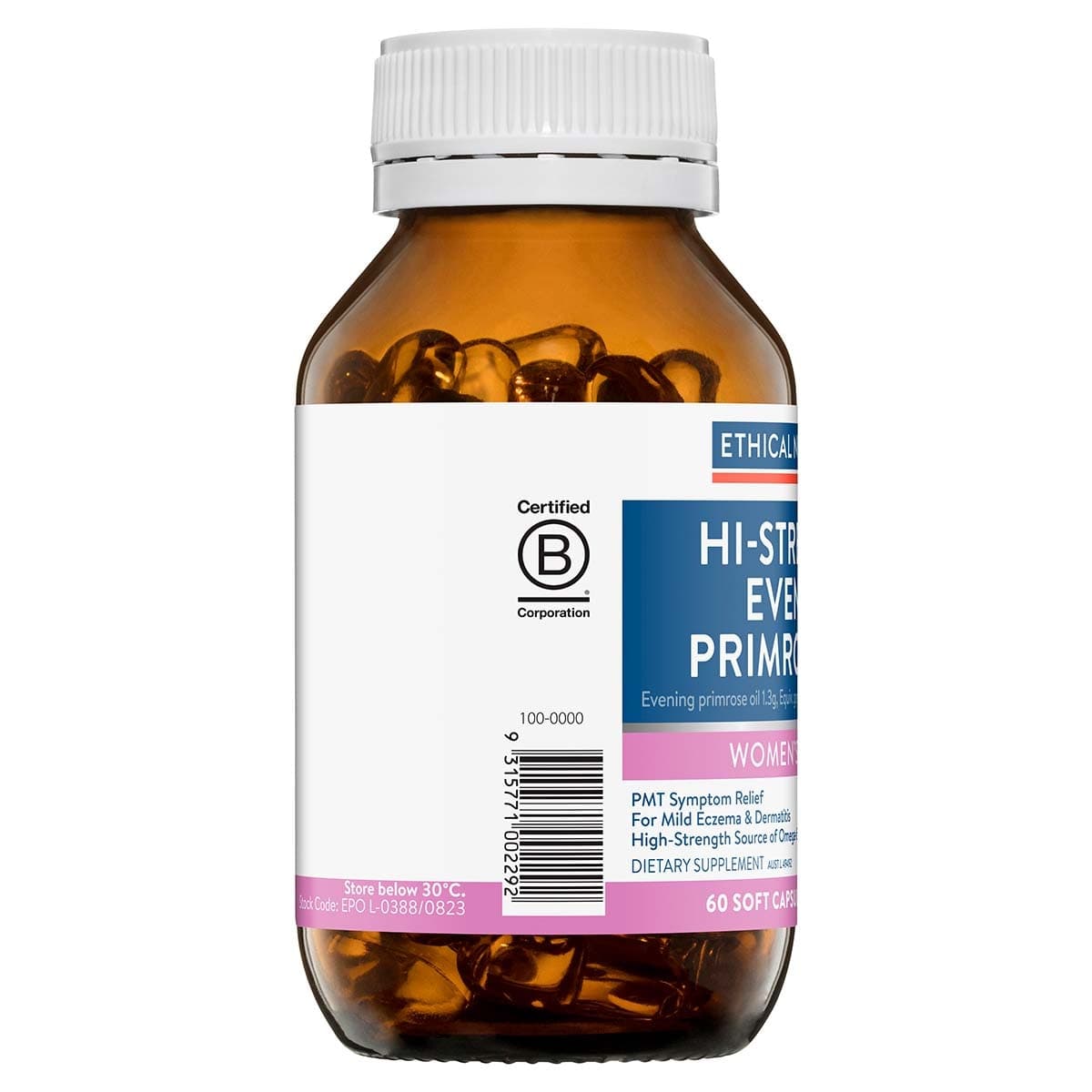 Thumbnail Ethical Nutrients Hi-Strength Evening Primrose Oil 60 Capsules