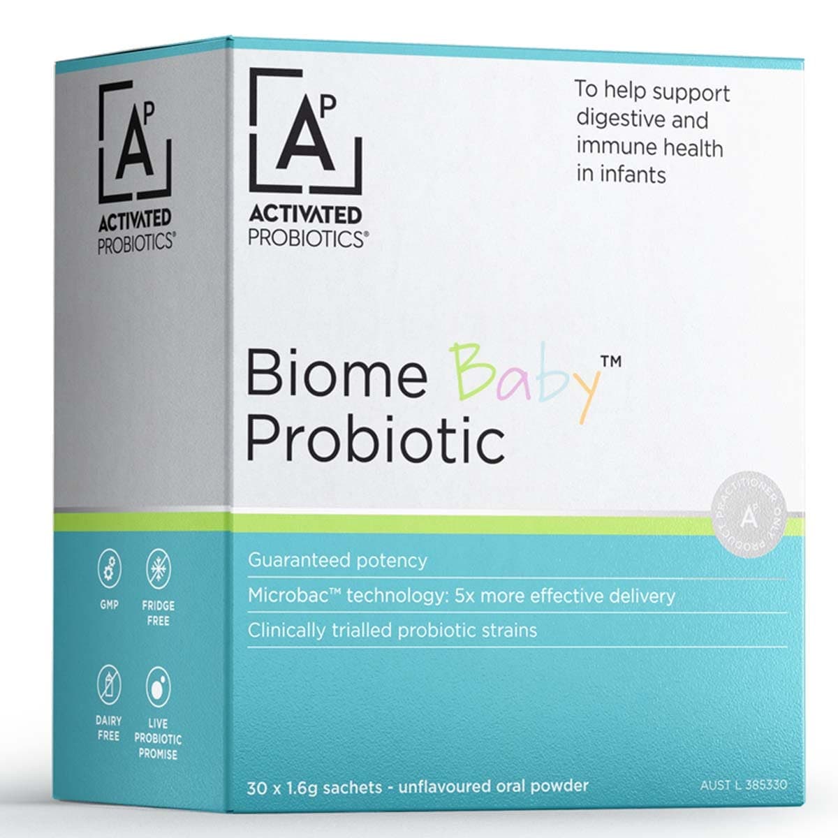 Thumbnail Activated Probiotics Biome Baby Probiotic Powder 30 x 1.6g Sachets