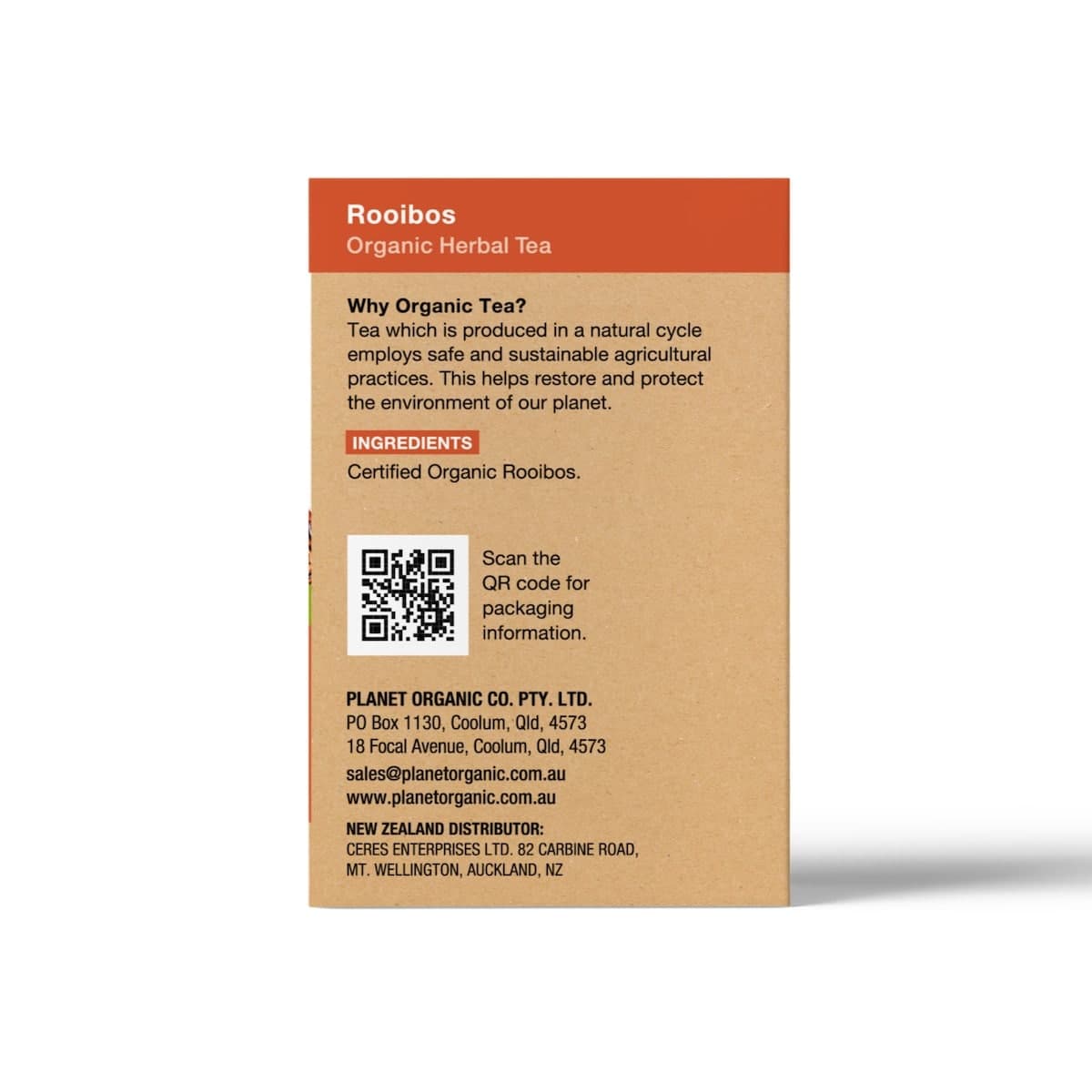 Thumbnail Planet Organic Rooibos Tea 25 Tea Bags