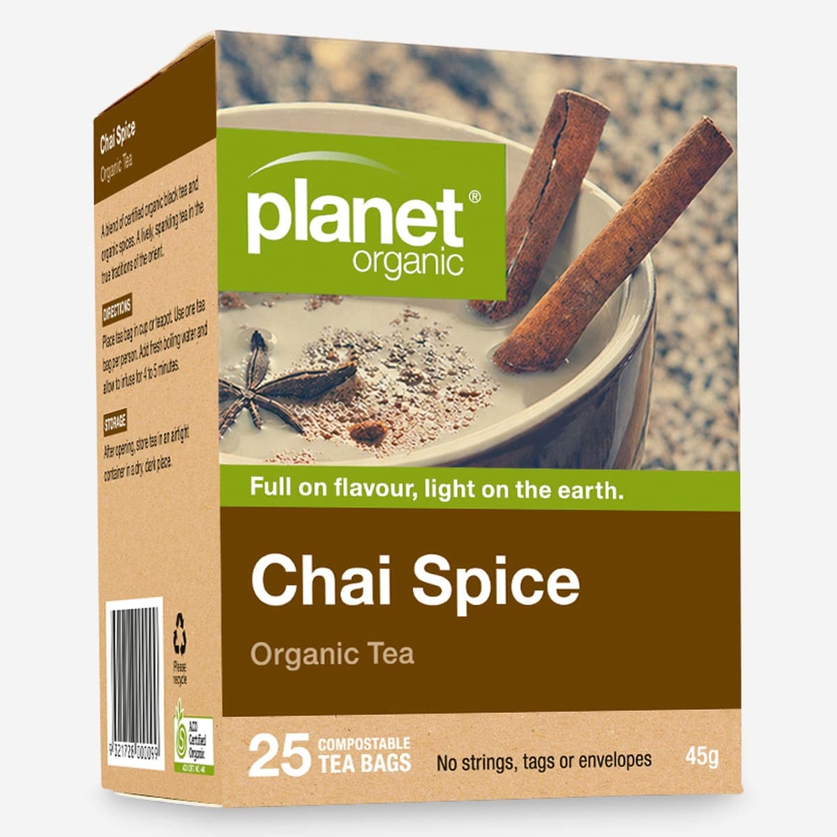 Thumbnail Planet Organic Chai Spice 25 Tea Bags