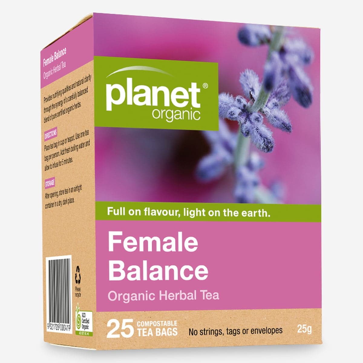 Thumbnail Planet Organic Female Balance 25 Tea Bags