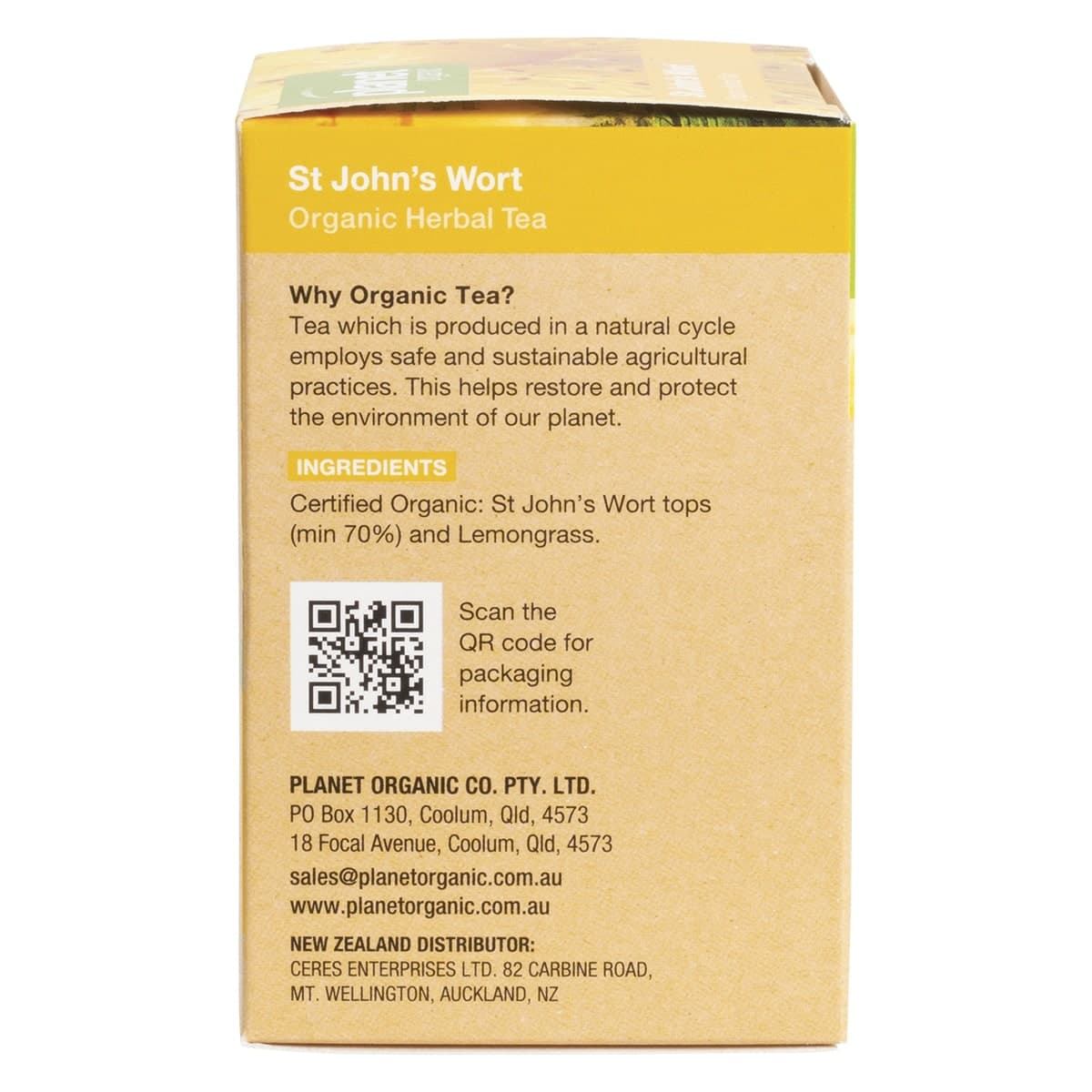 Thumbnail Planet Organic St Johns Wort Herbal Tea 25 Tea Bags