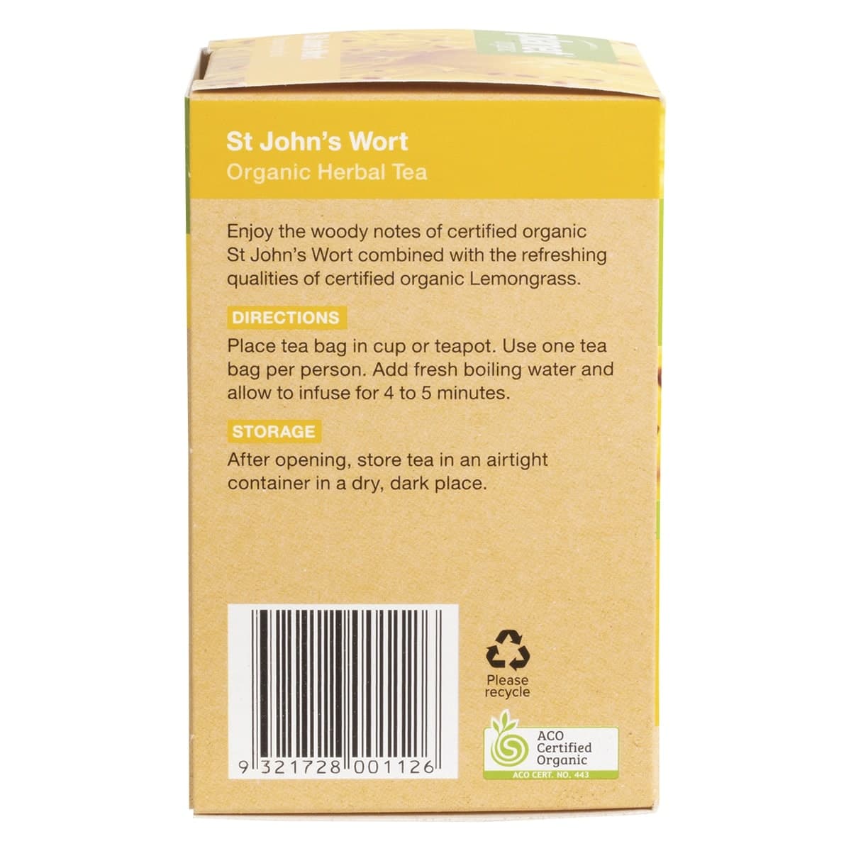 Thumbnail Planet Organic St Johns Wort Herbal Tea 25 Tea Bags
