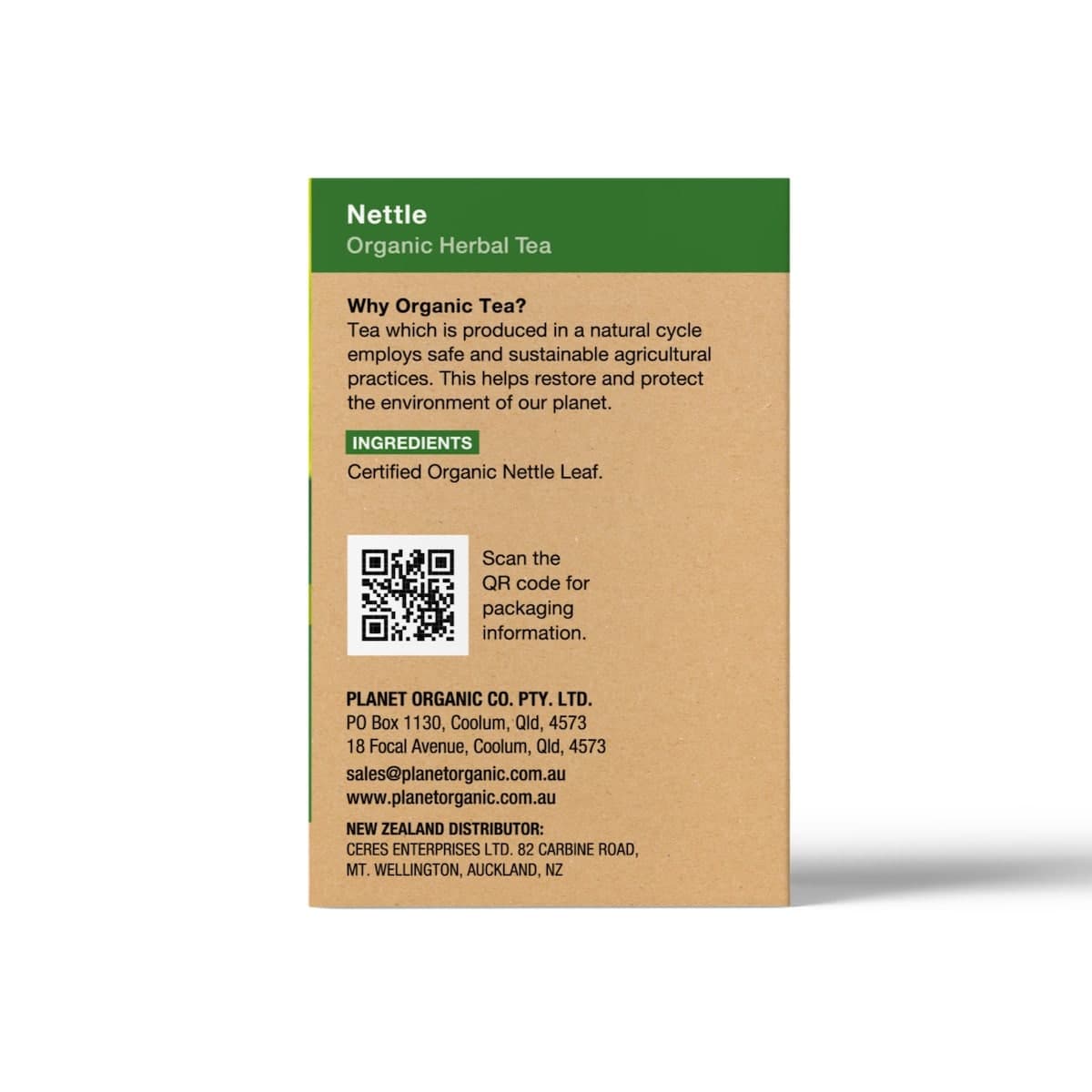 Thumbnail Planet Organic Nettle Herbal Tea Bags 25 Pack