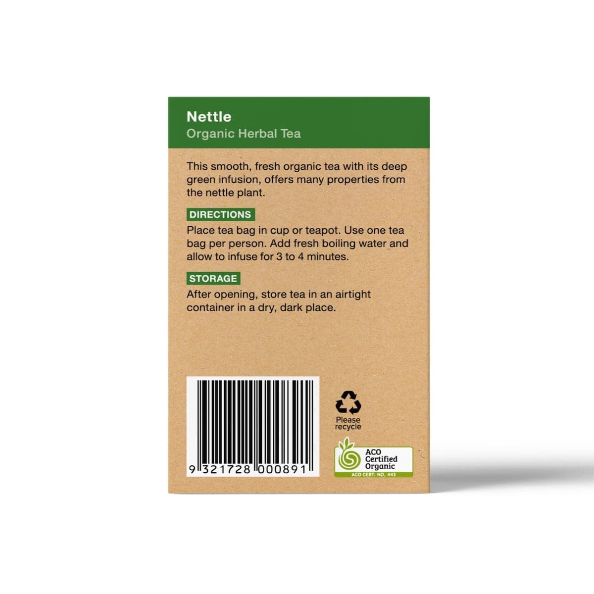 Thumbnail Planet Organic Nettle Herbal Tea Bags 25 Pack