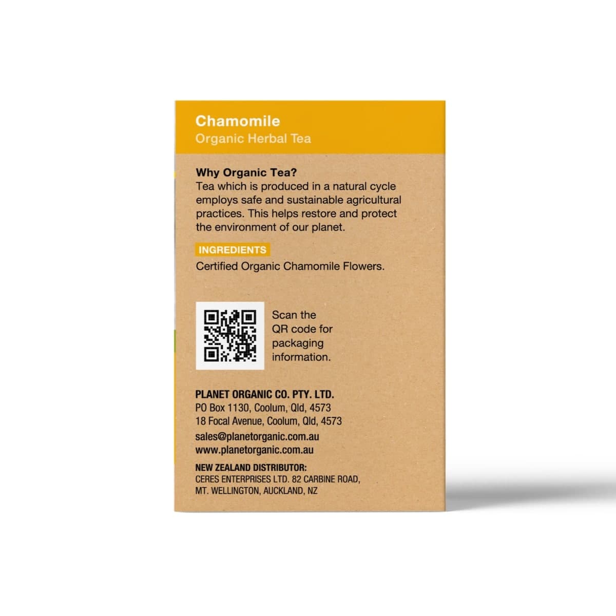Thumbnail Planet Organic Chamomile Tea 25 Tea bags