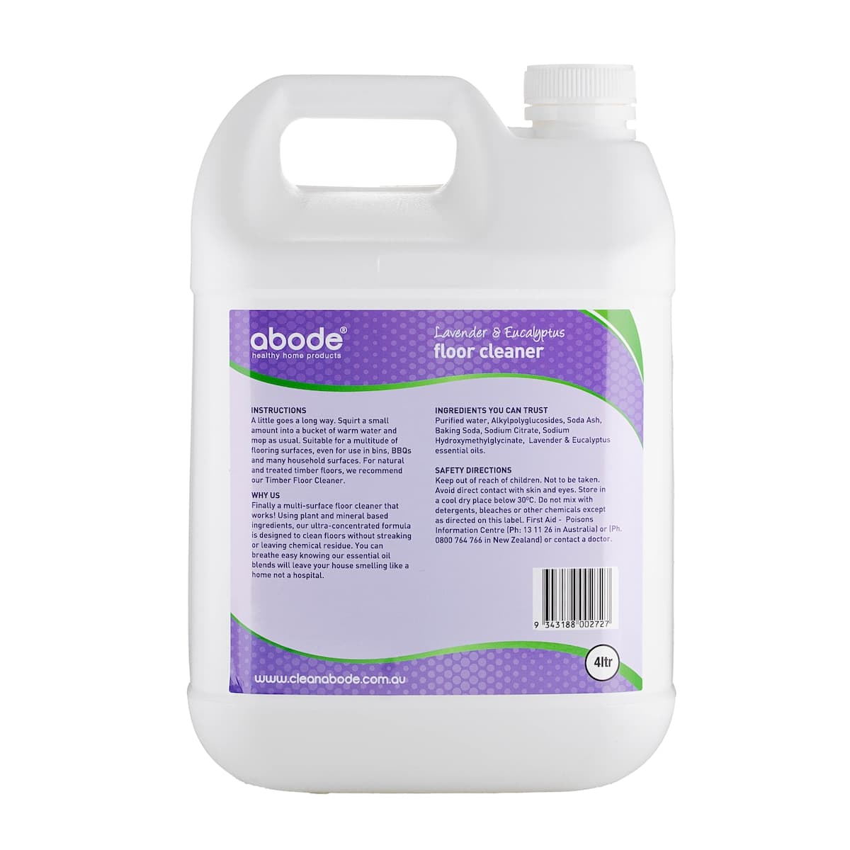 Thumbnail Abode Floor Cleaner Lavender & Eucalyptus 4L