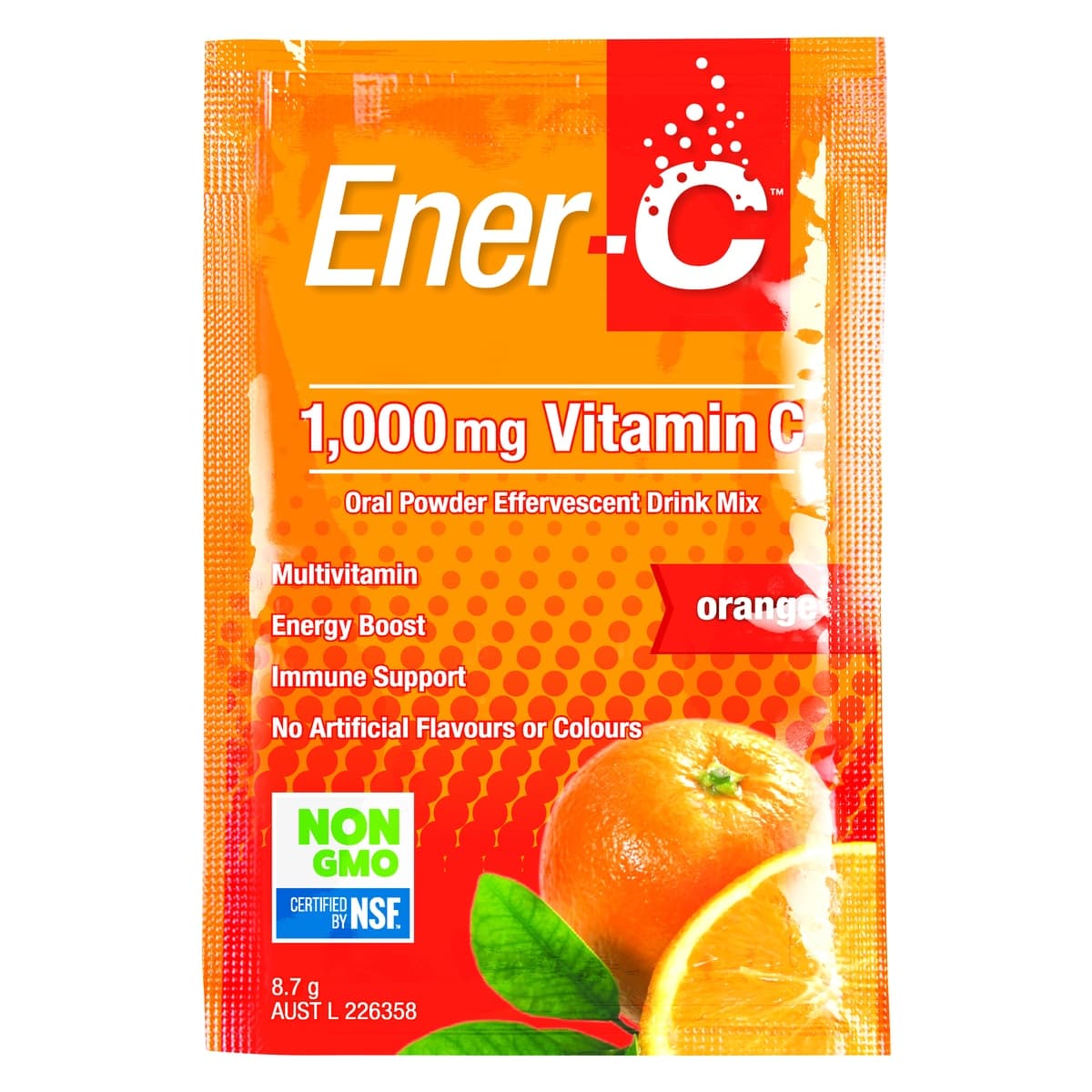 Thumbnail Ener-C 1000mg Vitamin C Orange Flavour 12 Sachets