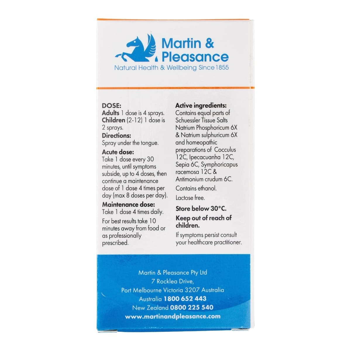 Thumbnail Martin & Pleasance Nausea Relief Spray 25ml