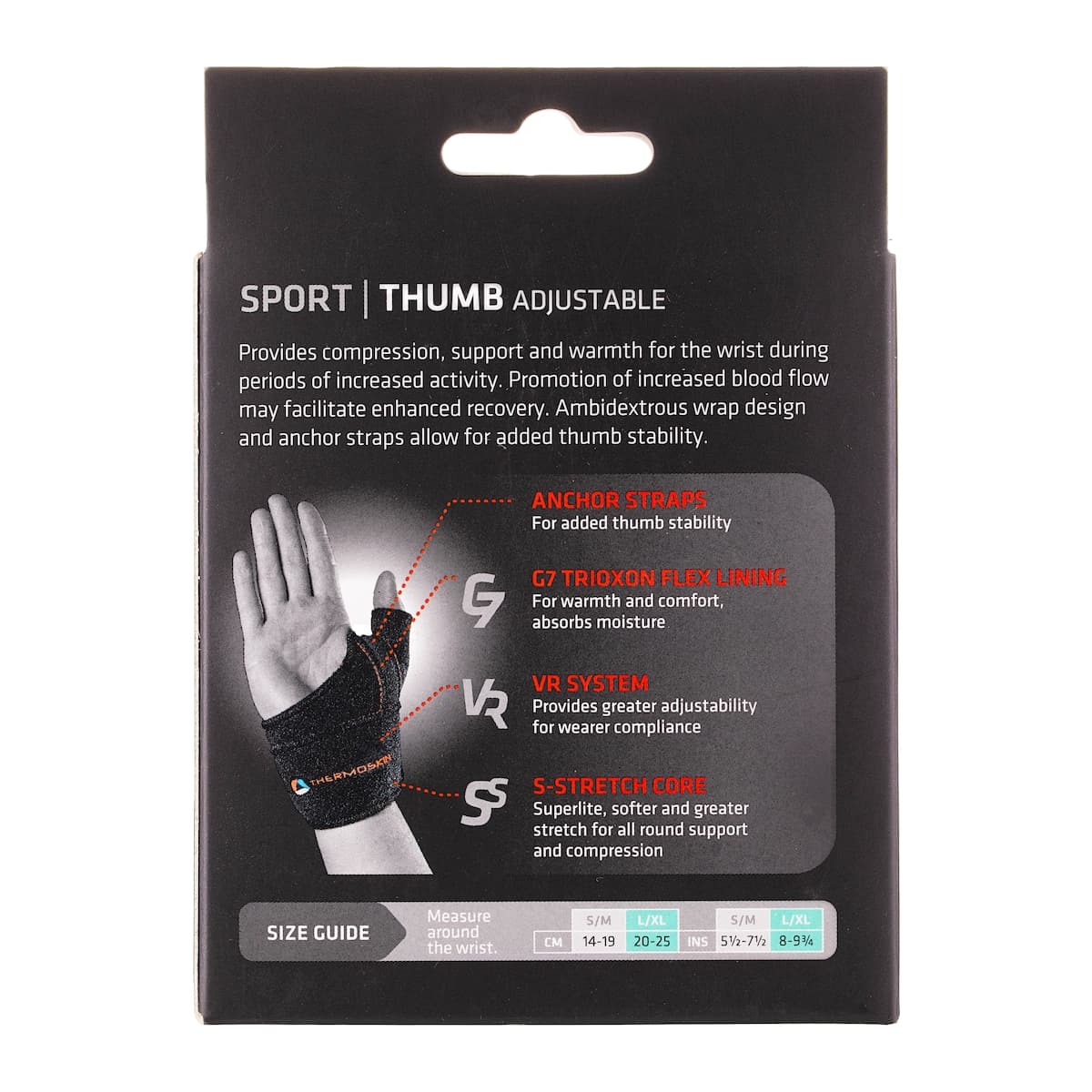 Thumbnail Thermoskin Sport Thumb Adjustable Right L/XL