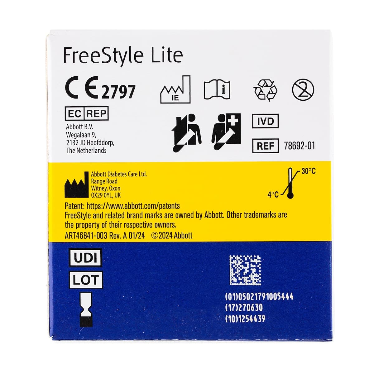 Thumbnail Abbott Freestyle Lite Blood Glucose Strips 100 Pack