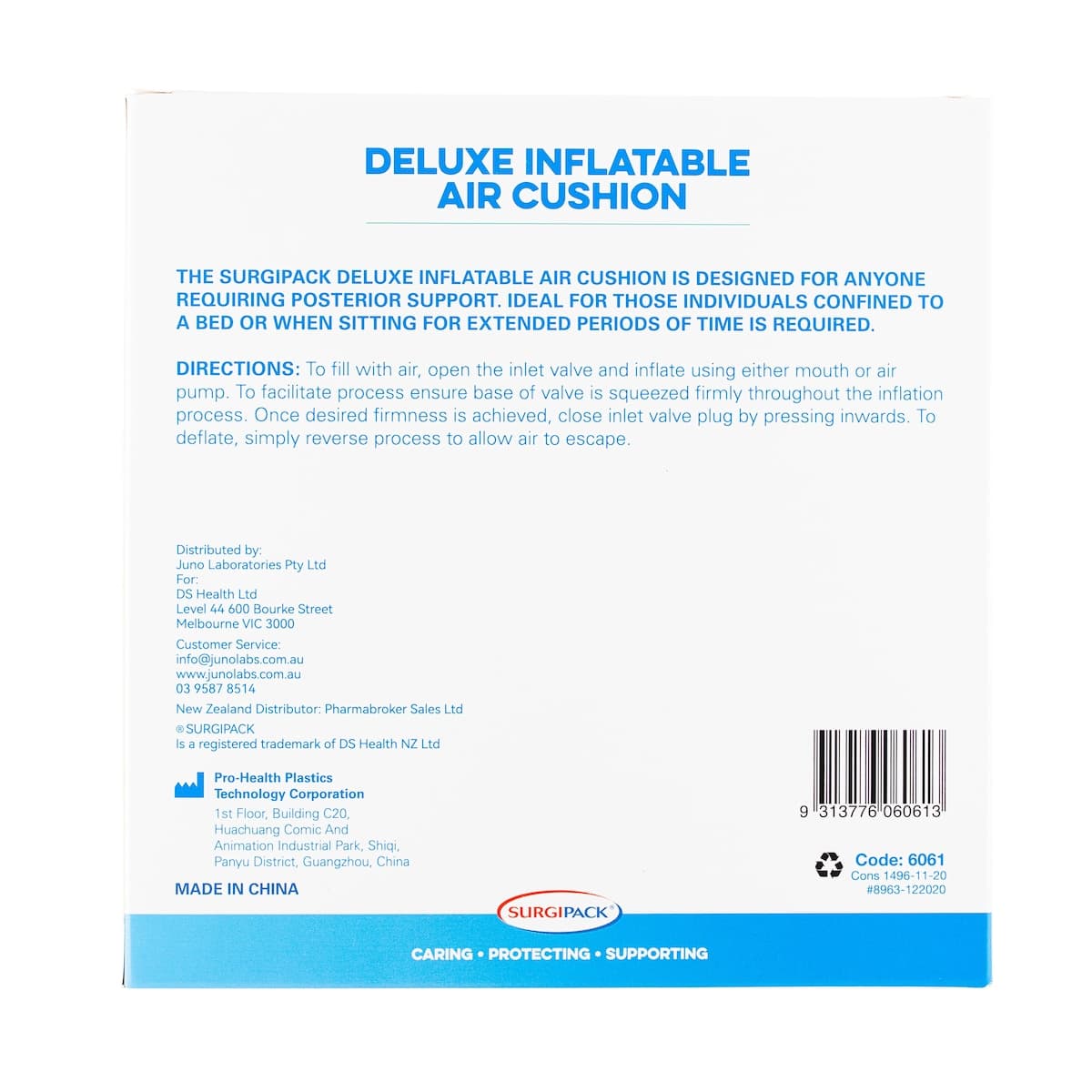 Thumbnail Surgipack Deluxe Inflatable Air Cushion 1 Pack