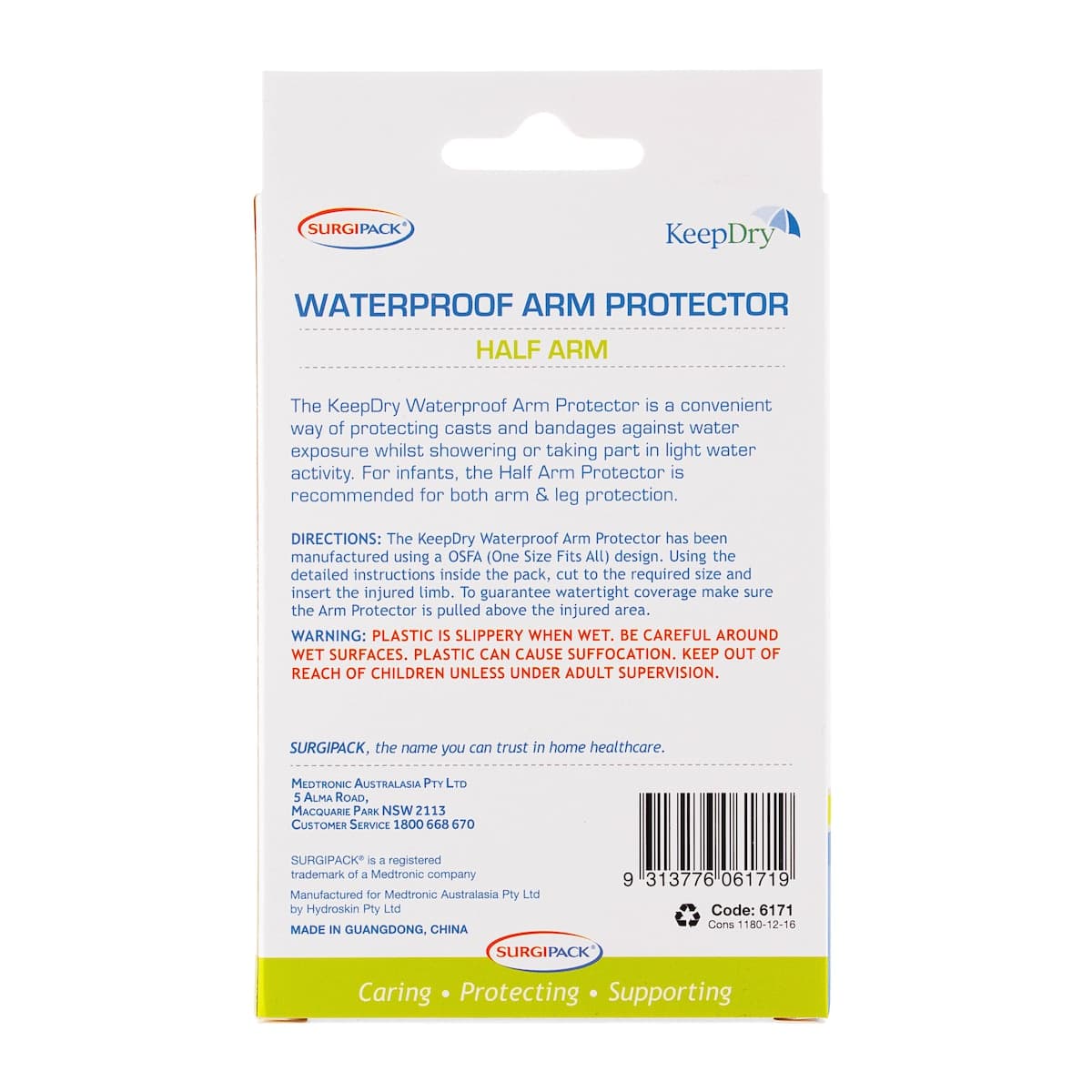 Thumbnail Surgipack Keep Dry Waterproof Protector Half Arm 2 Pack