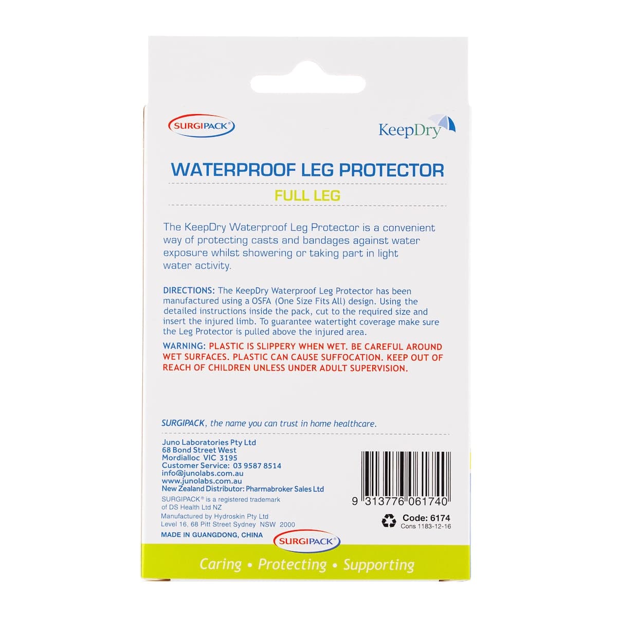 Thumbnail Surgipack Keep Dry Waterproof Protector Full Leg 2 Pack