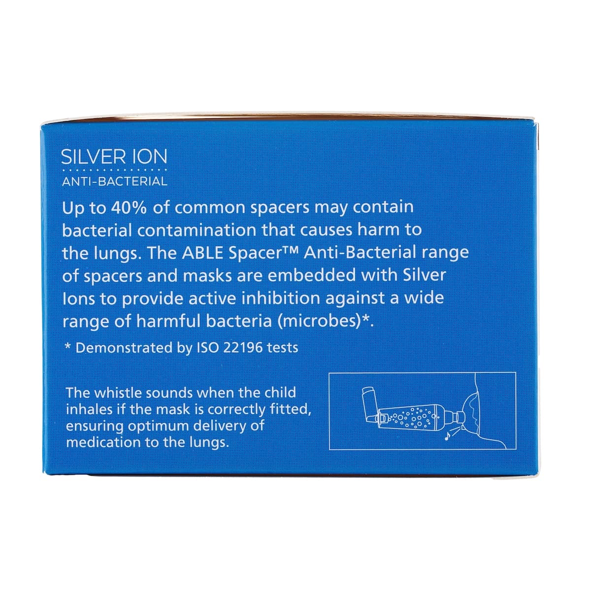 Thumbnail ABLE Spacer Whistle Mask AntiBacterial Small
