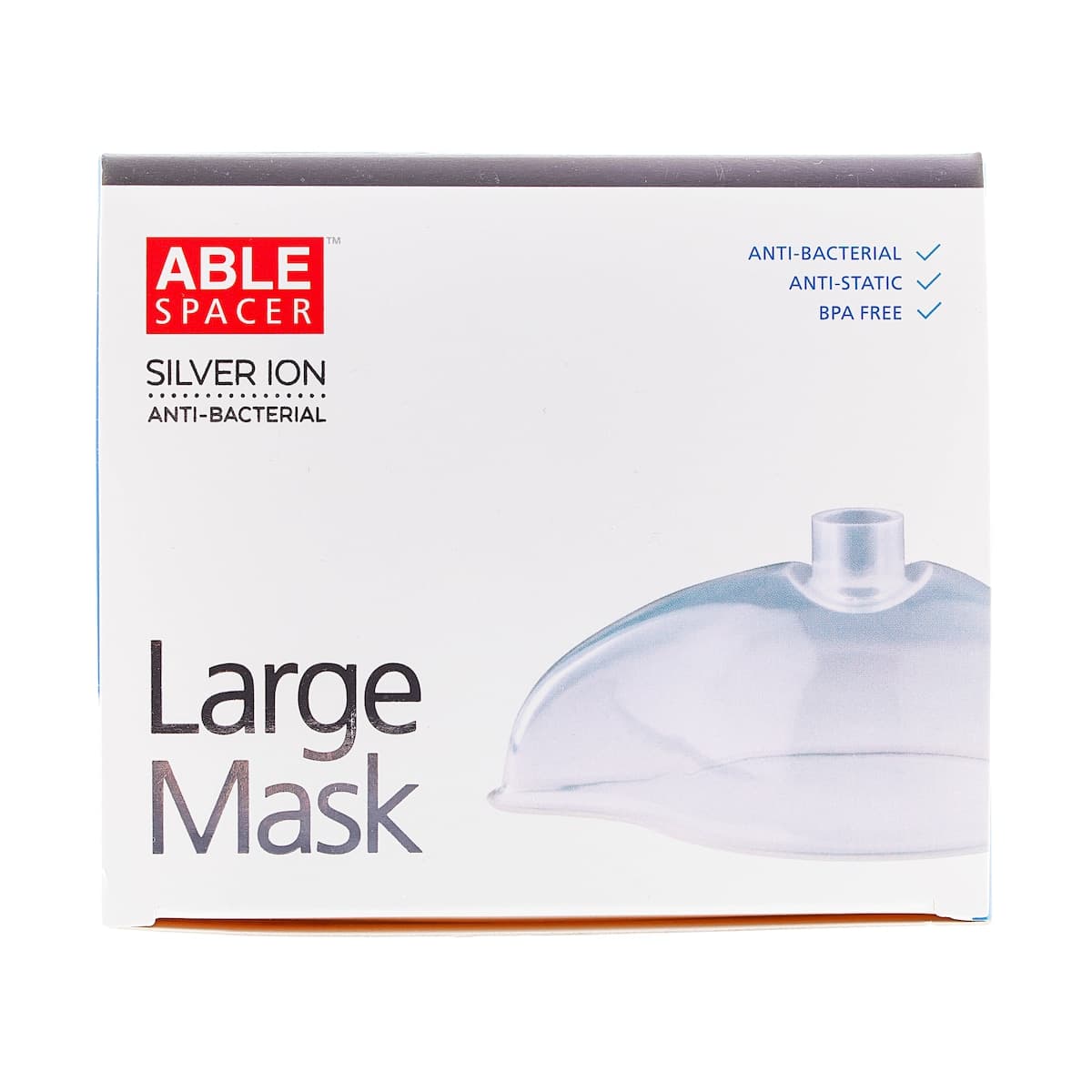 Thumbnail ABLE Spacer Whistle Mask AntiBacterial Large