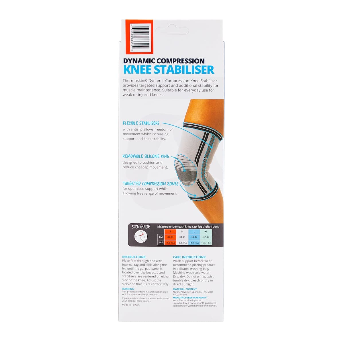 Thumbnail Thermoskin Dynamic Compression Knee Stabiliser S