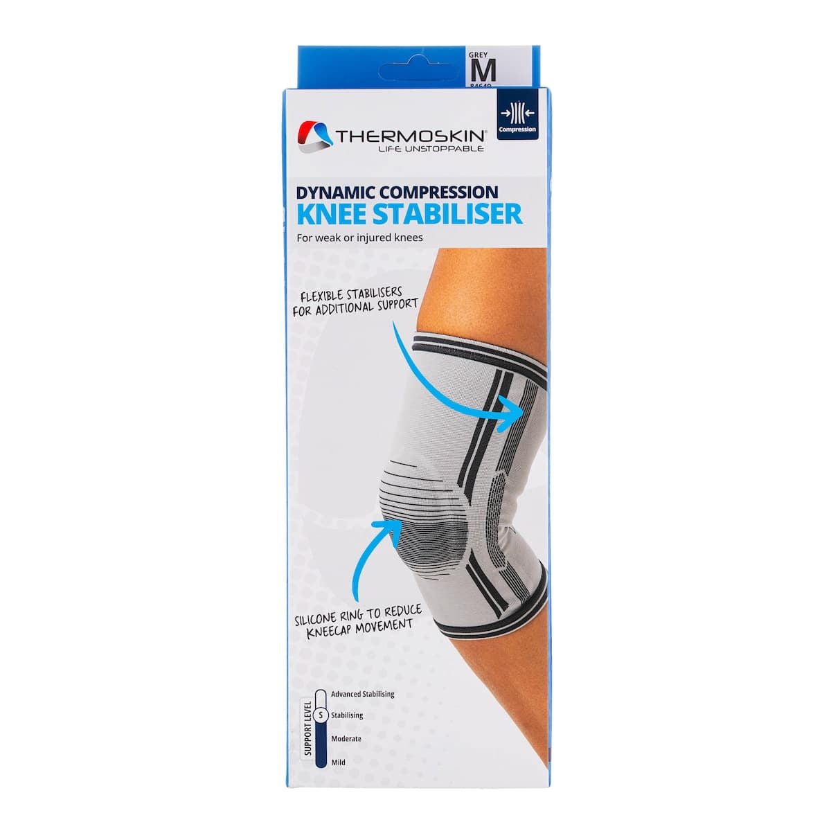 Thumbnail Thermoskin Dynamic Compression Knee Stabiliser M
