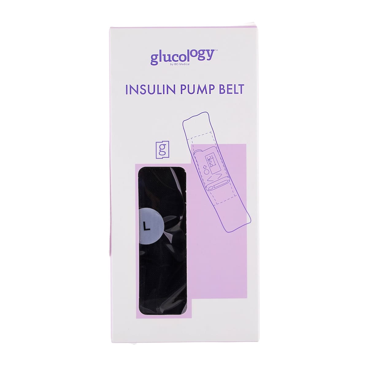 Thumbnail Glucology Insulin Pump Belt Large Black