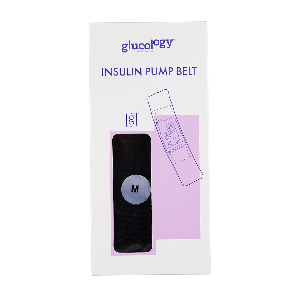 Thumbnail Glucology Insulin Pump Belt Medium Black