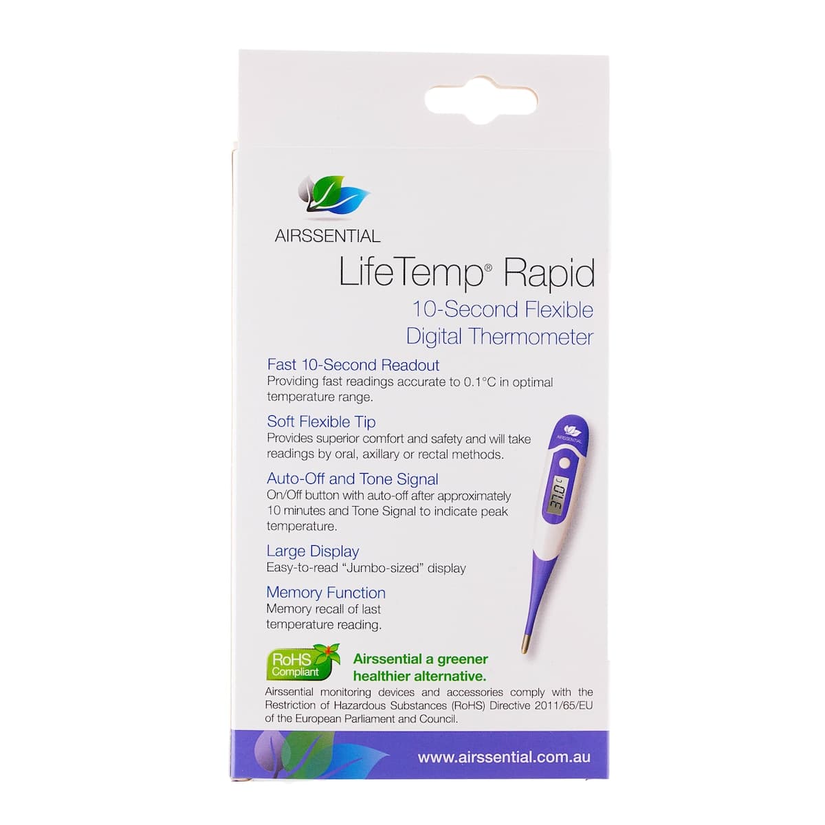 Thumbnail Airssential LifeTemp Rapid 10 Second Digital Thermometer