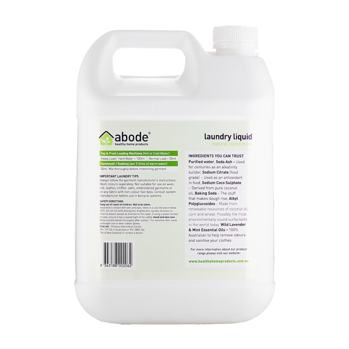 Thumbnail Abode Laundry Liquid Lavender & Mint 4L