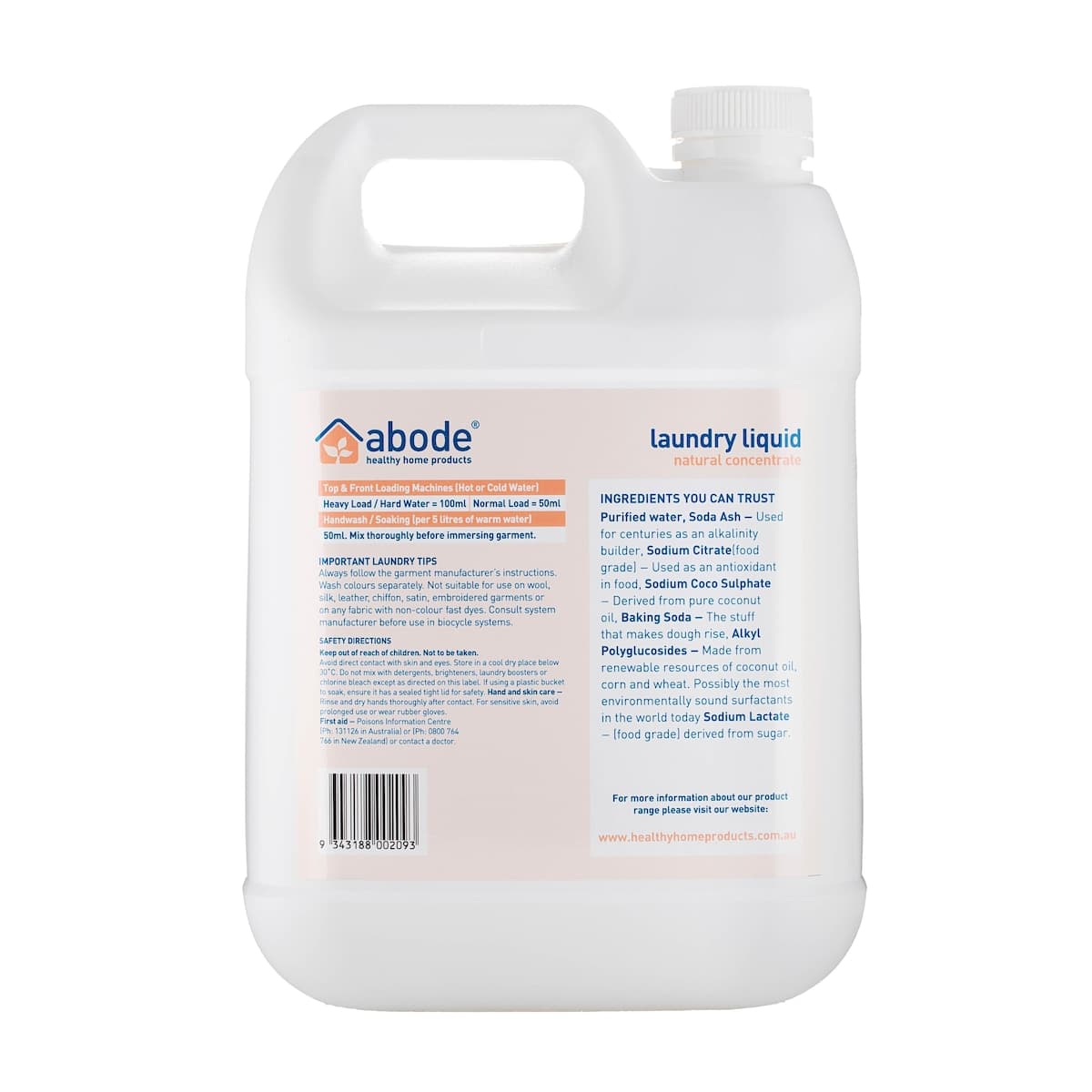 Thumbnail Abode Laundry Liquid ZERO 4L