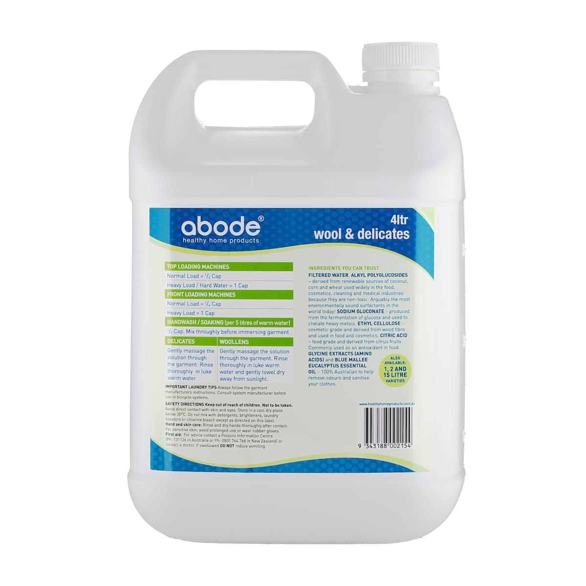 Thumbnail Abode Wool & Delicates Eucalyptus 4L