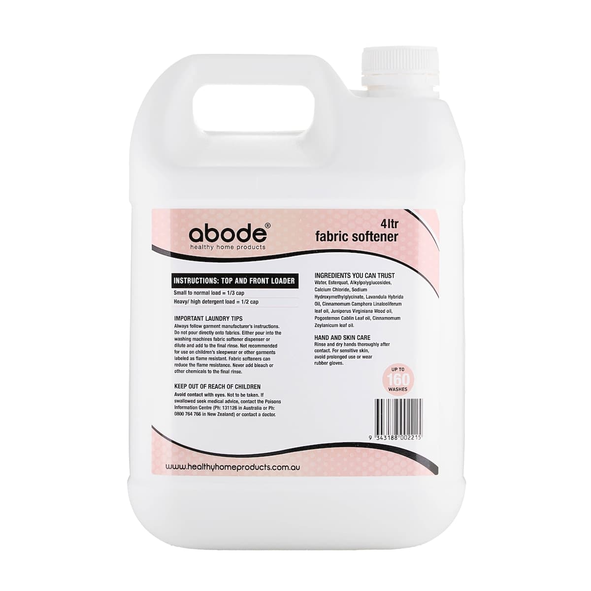 Thumbnail Abode Fabric Softener Comfort Fresh 4L