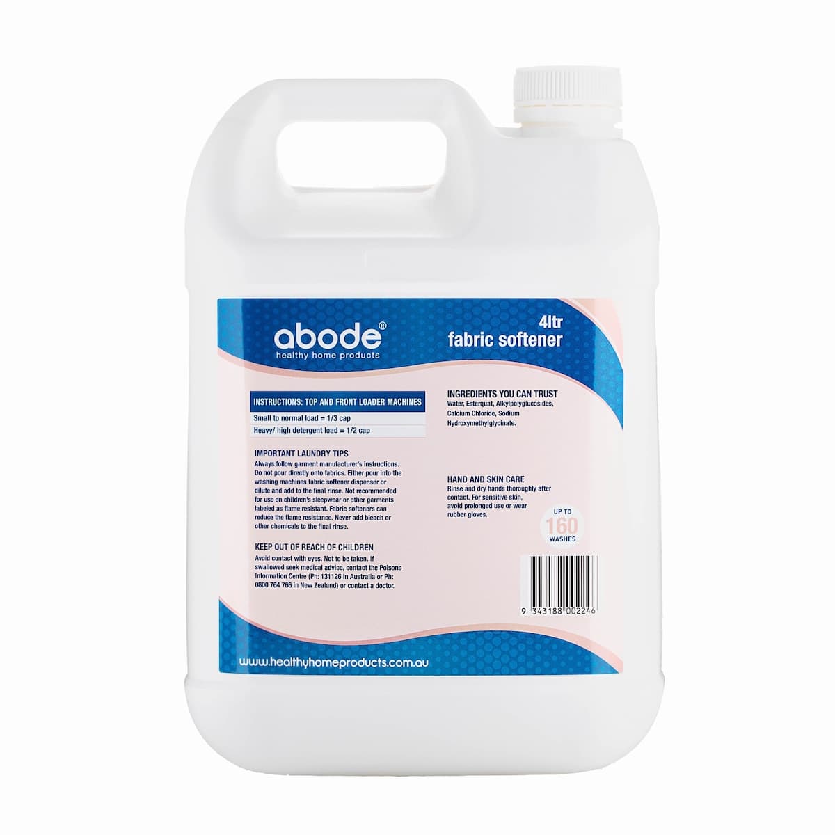 Thumbnail Abode Fabric Softener ZERO 4L