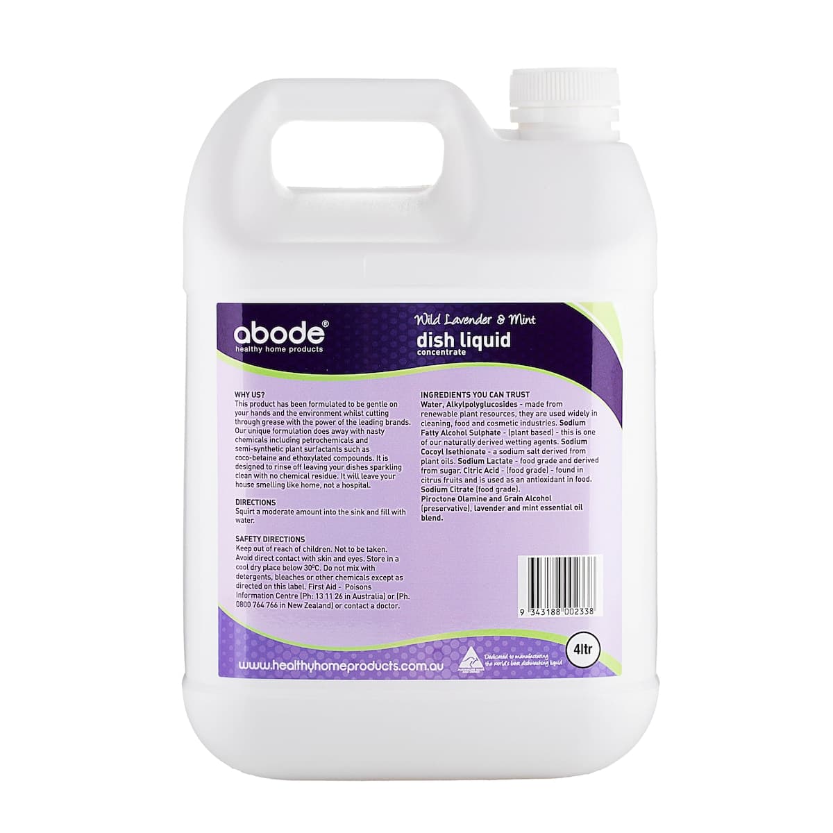 Thumbnail Abode Dishwashing Liquid Lavender & Mint 4L