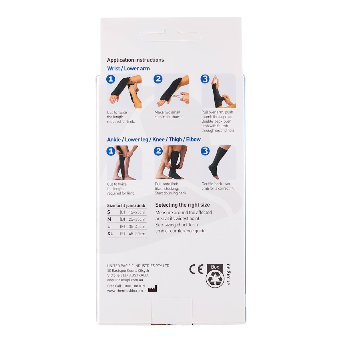 Thumbnail Thermoskin Tubular Compression Bandage Black S