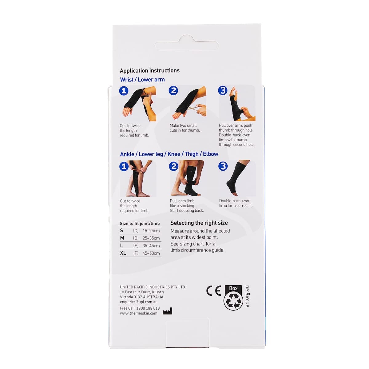 Thumbnail Thermoskin Tubular Compression Bandage Black L